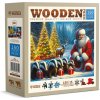 Dřevěné puzzle WOODEN CITY 150 dílků Santa a jezevci
