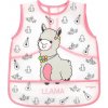 BabyOno Podbradník umývateľný Pink 30x35 cm 12m+ AGS_838-BO-PINK