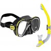 Mares Šnorchlovací a potápačský set FORCE-X + ERGO DRY žltá/čierna KYFBK