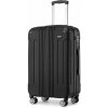 Cestovný kufor na kolieskach Kono ABS - 114 L - čierny