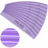 INLAQ 10x Penová leštička na nechty 100/180 Fialová Pilník Loďka Sada