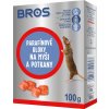 Bros - parafínové bloky na myši, potkany a potkany 100 g