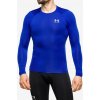 Funkčné tričko Under Armour HG Armour Comp LS - royal/white