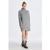 Gant Lounge Rollneck Dress šedá