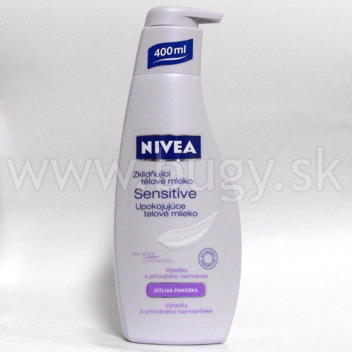 Nivea Body Sensitive, upokojujúce telové mlieko pre citlivú pokožku 400 ml  od 5,99 € - Heureka.sk