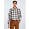 Big Star pánska košeľa ležérneho strihu s dlhým rukávom regular bavlna, veľkosť XL
