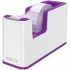 Leitz WOW Odvíječ pásky bílo-fialová / Na pásky do 19 mm x 33 m