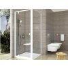 Ravak Pivot stena sprchovacieho kúta 90 cm biela lesklý/sklo priehľadné 90G70100Z1