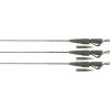 Fox Montáž Edges Naturals Submerge Lead Clip Leaders 75 cm 3 ks - 40 lb