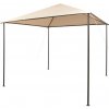 Altánok/prístrešok/stan/baldachýn 3x3 m, oceľ, béžový
