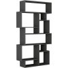 Livetastic NÁSTENNÁ KNIŽNICA, antracitová, 96/169/26 cm - Regály - 000074006402