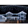 Vianočné vonkajšie svietielka, 1000LED, 54m, cencúle, FLASH, STUDENÁ biela