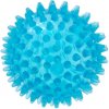 Masážna loptička ježko priemer 9 cm modrá