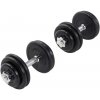 Gorilla Sports činkový set pogumované kotúče 30 kg