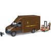 Bruder Mercedes Benz Sprinter - prepravná služba UPS + figúrka