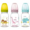 Canpol babies lahev s potiskem Afrika růžová 120ml
