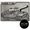 Fanattik Zberateľská plaketka World of Tanks - Škoda T-56 (Xzone Exclusive)