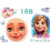 Silikónová forma tváre Anna Frozen - Galias Moulds