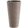 Kvetináč SANDY SLIM s vkladom 29,7 cm - farba: mocca (Prosperplast DPSP300-7529U)
