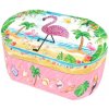 Okrúhla hracia skrinka Pecoware - Flamingo