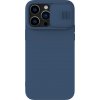 Silikónový kryt Nillkin CamShield Magnetic pre iPhone 14 Pro Max Magnetic Cover MagSafe s ochranou fotoaparátu modrý