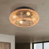 Reality Leuchten Stropný ventilátor Lillesand s osvetlením, tichý, Ø 50 cm, FB - R67302126