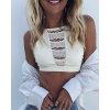 BeChick Světle krémová podprsenka Cage Mesh BeChick ❤ - M/L