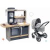 Set kočík a kuchynka so zvukom Cybex Landau 3v1 Priam Corolle s nastaviteľnou výškou a magickými potravinami