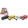Teddies Auto Kinsmart Hummer H2 SUV kov/plast 12cm na spätné natiahnutie, 4 farby