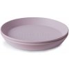 Mushie okrúhly tanier 2 ks (Soft Lilac)