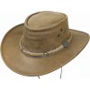 Klobúk kožený Scippis Townsville - hnedý, XL