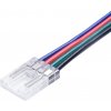 STRONG Rýchlospojka LED pásik RGB COB 10mm - kábel 4-linka 150mm