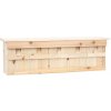 Búdka pre vrabcov s 5 komorami 68x15x21 cm jedľové drevo