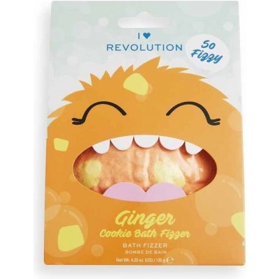 I Heart Revolution Cookie Bath Fizzer Ginger bomba do kúpeľa 120 g