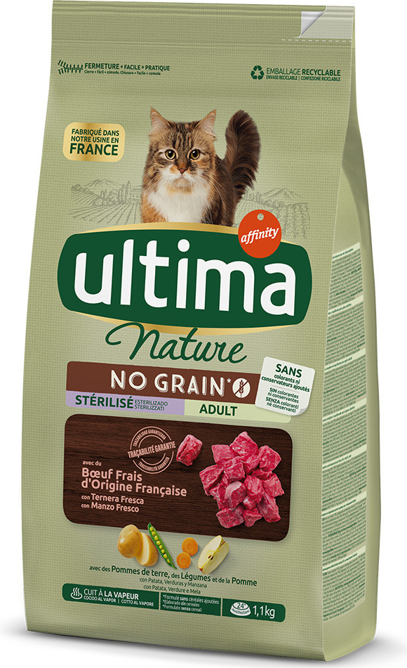Ultima Nature No Grain Sterilized Beef 1,1 kg