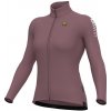 Alé Cycling zateplený cyklistický dres Warm Race R-EV1 dámsky hnedoružový XS