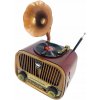 Sieťovo-batériové rádio AM, FM, SW Meier Kansas
