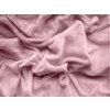TEXTILOMANIE Plachta na posteľ mikroplyš Soft 90 × 200 cm ružová