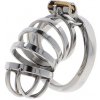Hidden Desire Extreme Chastity Cock Cage Metal, kovový pás cudnosti pre mužov 60 mm