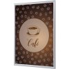 Jansen Display Set klaprámu A1, Káva, francouzština, 625 x 872 mm