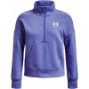 Dámska flísová mikina Under Armour, RIVAL FLEECE HZ modrá,biela md