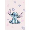 Jerry Fabrics Ružová detská deka Lilo a Stitch