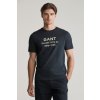 TRIČKO GANT GRAPHIC PRINTED TSHIRT BLACK