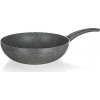 Banquet Pánev WOK s nepřilnavým povrchem Granite Grey 28 cm