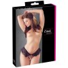 Tangá nohavičky Cottelli Collection Lingerie 23219201021 veľ. S čierne