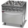 KROMET Plynový sporák 4-horák s plynovou rúrou | KROMET, 000.KG-4S/PG-2