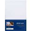 SCANquilt plachta do postieľky JERSEY ELASTIC LYCRA biela 60 × 120 cm