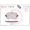 Sada brzdových platničiek, vždy 4 kusy v sade BREMBO P 85 161 (P85161)
