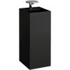 LAUFEN Kartell voľne stojace umývadlo do priestoru, s otvorom, bez prepadu, 375 x 435 mm, výška 900 mm, lesklá čierna, H8113310201111