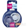 Lovi Prime silikónový dynamický cumlík 6-18 Baby Blue/Blue 2ks